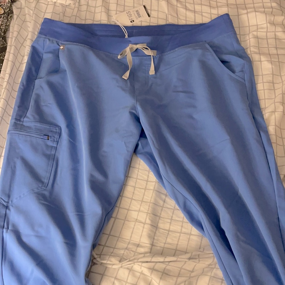 Figs Zamora Ceil Blue Scrub Joggers